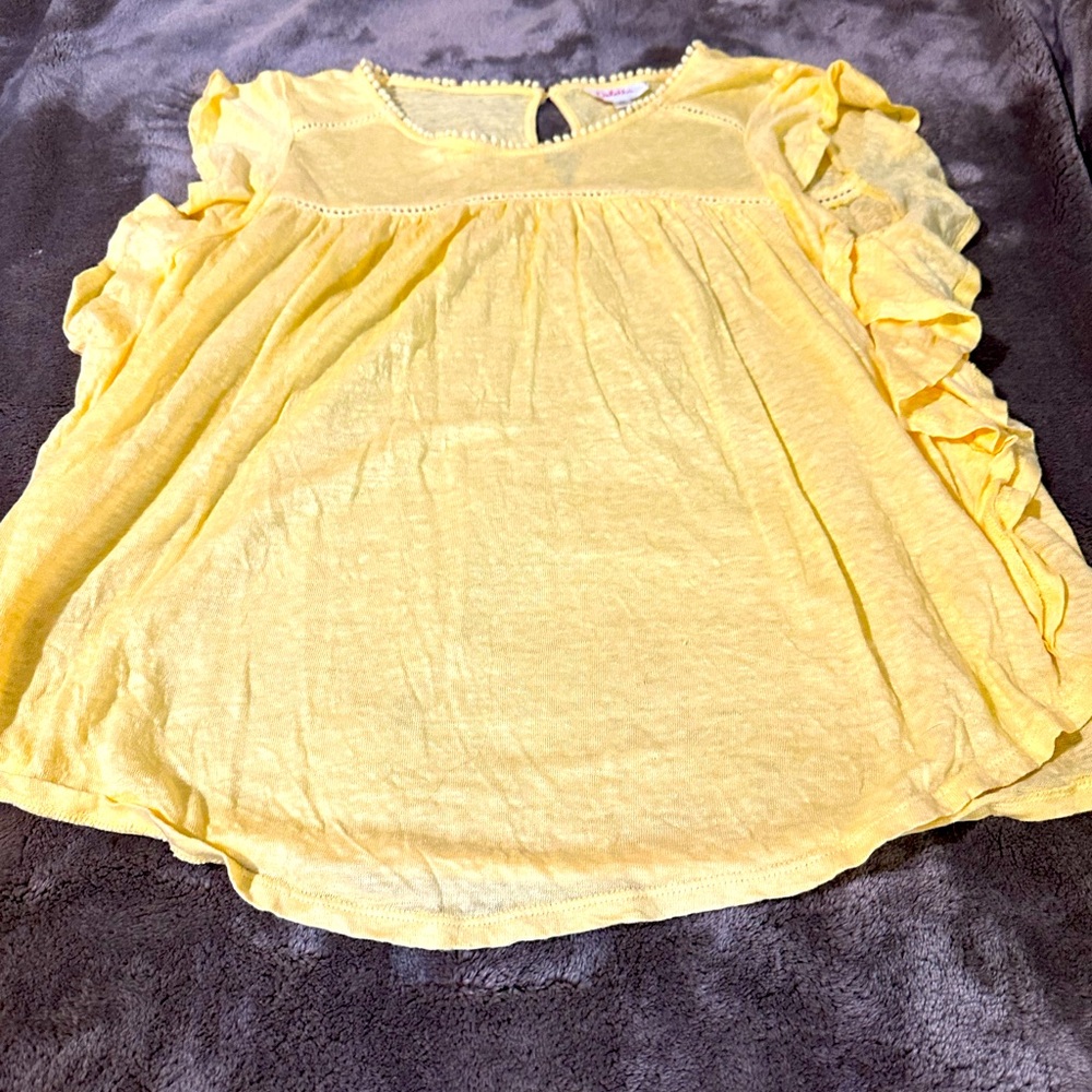 Deletta Sunny Ruffle Sleeve Blouse